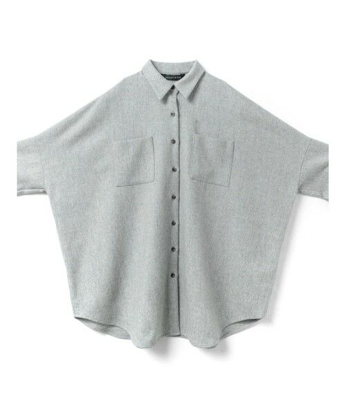 mizuiro ind / ミズイロインド シャツ・ブラウス | mizuiro ind ポケット付きワイドシャツ | 詳細4