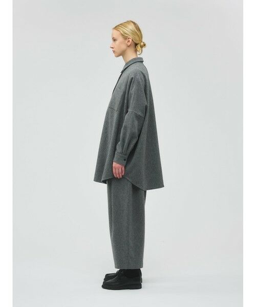 mizuiro ind / ミズイロインド シャツ・ブラウス | mizuiro ind ポケット付きワイドシャツ | 詳細17