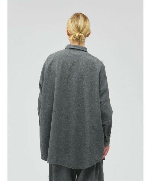 mizuiro ind / ミズイロインド シャツ・ブラウス | mizuiro ind ポケット付きワイドシャツ | 詳細15