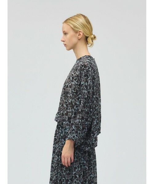 mizuiro ind / ミズイロインド カットソー | mizuiro ind フラワープリントワイドプルオーバー | 詳細4