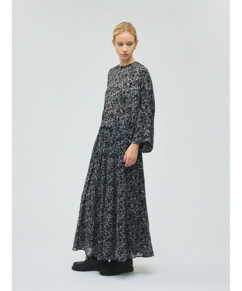 mizuiro ind / ミズイロインド カットソー | mizuiro ind フラワープリントワイドプルオーバー | 詳細7