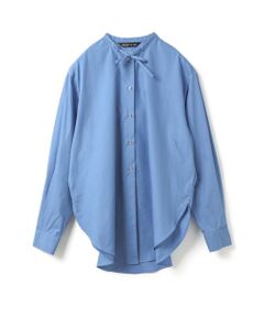 mizuiro ind / ミズイロインド シャツ・ブラウス | mizuiro ind リボンタイロングシャツ
