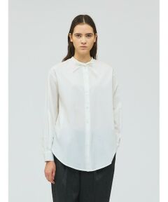 mizuiro ind / ミズイロインド シャツ・ブラウス | mizuiro ind リボンタイロングシャツ