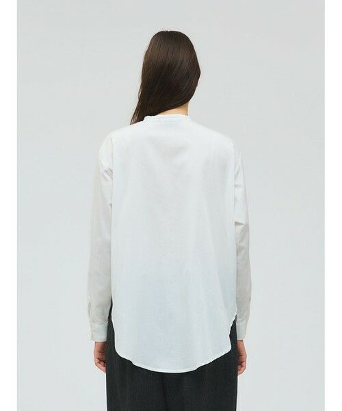 mizuiro ind / ミズイロインド シャツ・ブラウス | mizuiro ind リボンタイロングシャツ | 詳細14