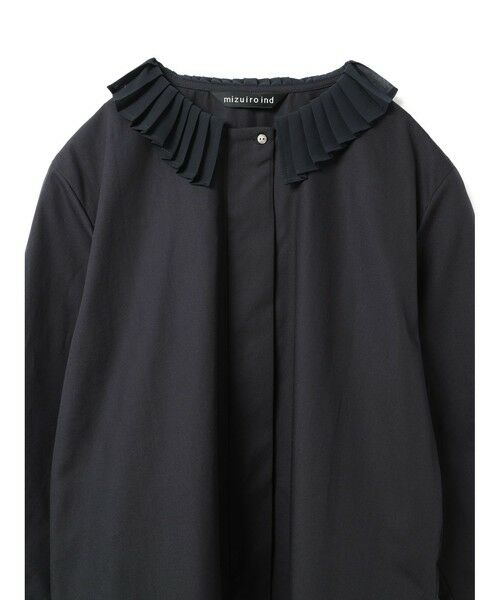 mizuiro ind / ミズイロインド シャツ・ブラウス | mizuiro ind プリーツカラーシャツ | 詳細2