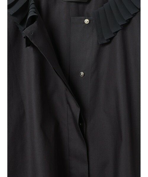 mizuiro ind / ミズイロインド シャツ・ブラウス | mizuiro ind プリーツカラーシャツ | 詳細3