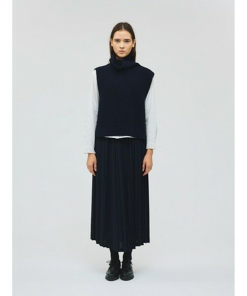 mizuiro ind / ミズイロインド シャツ・ブラウス | mizuiro ind プリーツカラーシャツ | 詳細16