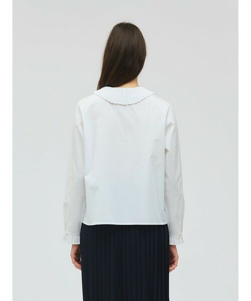 mizuiro ind / ミズイロインド シャツ・ブラウス | mizuiro ind プリーツカラーシャツ | 詳細11