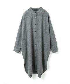 mizuiro ind / ミズイロインド ドレス | mizuiro ind スタンドカラーシャツワンピース