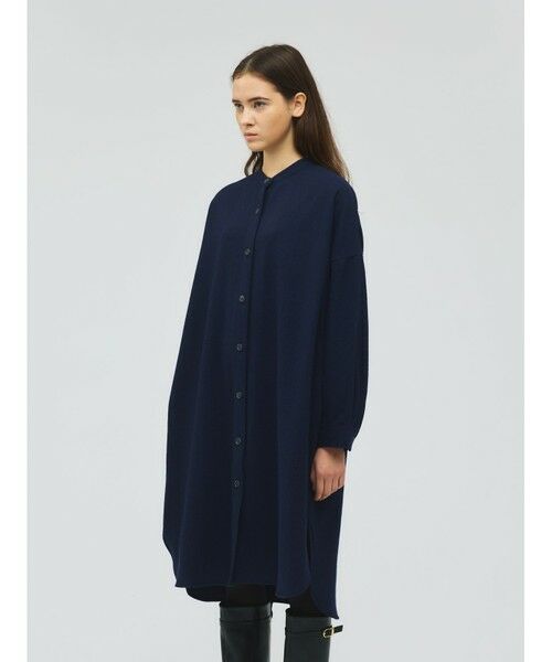 mizuiro ind / ミズイロインド ドレス | mizuiro ind スタンドカラーシャツワンピース | 詳細7