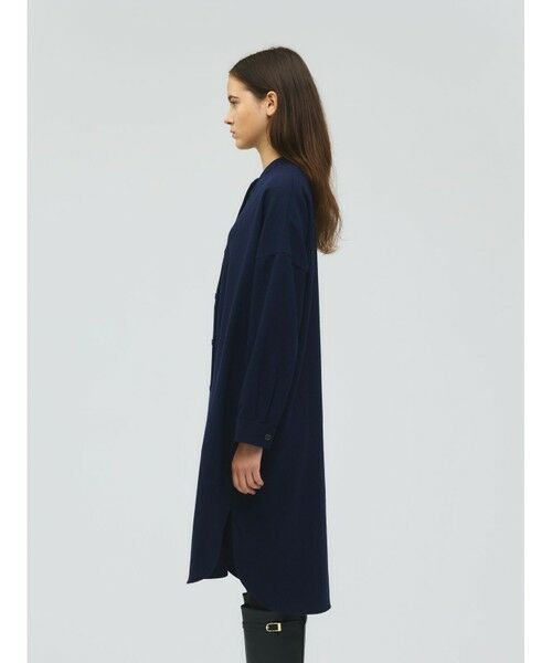 mizuiro ind / ミズイロインド ドレス | mizuiro ind スタンドカラーシャツワンピース | 詳細8
