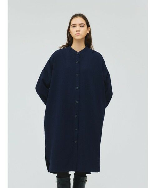 mizuiro ind / ミズイロインド ドレス | mizuiro ind スタンドカラーシャツワンピース | 詳細6