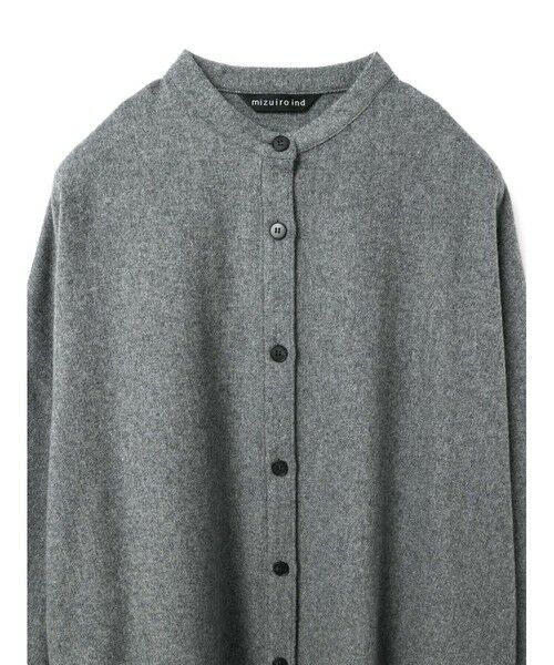 mizuiro ind / ミズイロインド ドレス | mizuiro ind スタンドカラーシャツワンピース | 詳細15