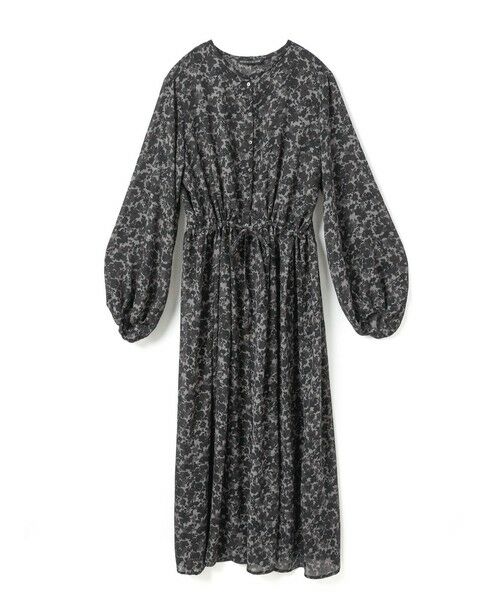 mizuiro ind / ミズイロインド ロング・マキシ丈ワンピース | mizuiro ind フラワープリントシャツワンピース | 詳細10