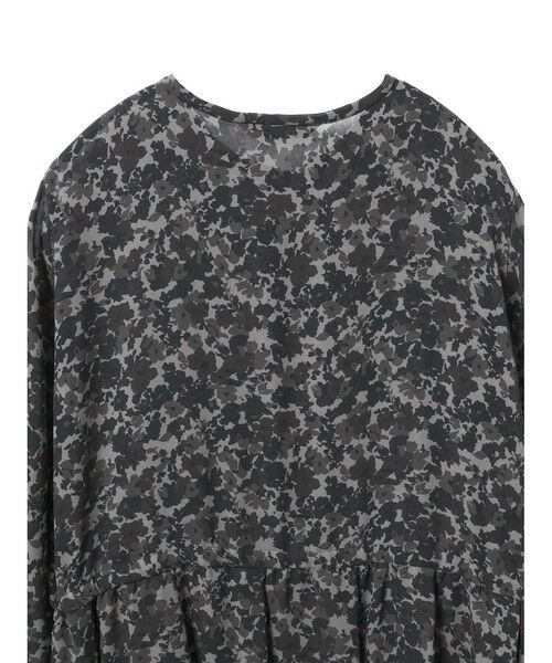 mizuiro ind / ミズイロインド ロング・マキシ丈ワンピース | mizuiro ind フラワープリントシャツワンピース | 詳細16