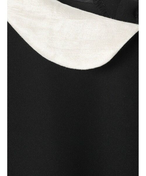 mizuiro ind / ミズイロインド ドレス | mizuiro ind 衿付きサテンコクーンワンピース | 詳細2