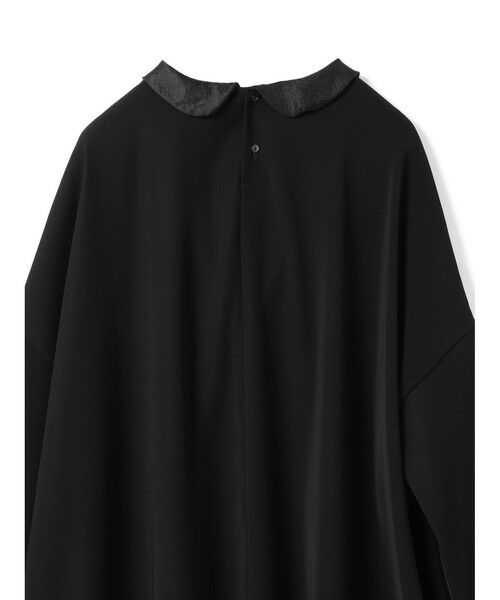 mizuiro ind / ミズイロインド ドレス | mizuiro ind 衿付きサテンコクーンワンピース | 詳細14