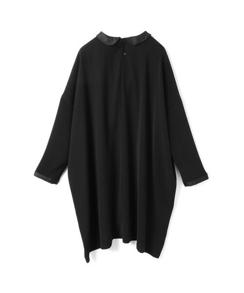 mizuiro ind / ミズイロインド ドレス | mizuiro ind 衿付きサテンコクーンワンピース | 詳細15