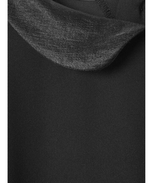 mizuiro ind / ミズイロインド ドレス | mizuiro ind 衿付きサテンコクーンワンピース | 詳細9