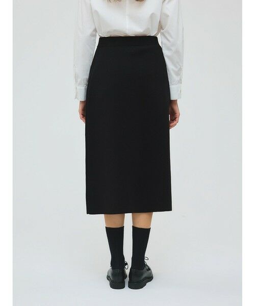 mizuiro ind / ミズイロインド ミニ・ひざ丈スカート | mizuiro ind シードステッチAラインスカート | 詳細10