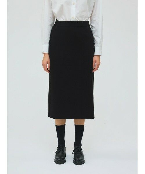 mizuiro ind / ミズイロインド ミニ・ひざ丈スカート | mizuiro ind シードステッチAラインスカート | 詳細7