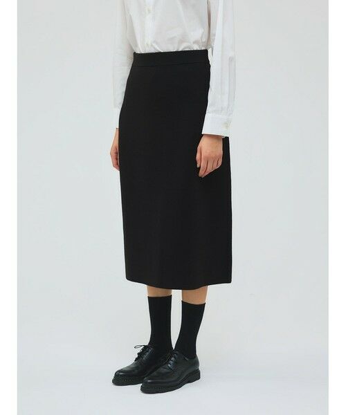 mizuiro ind / ミズイロインド ミニ・ひざ丈スカート | mizuiro ind シードステッチAラインスカート | 詳細8