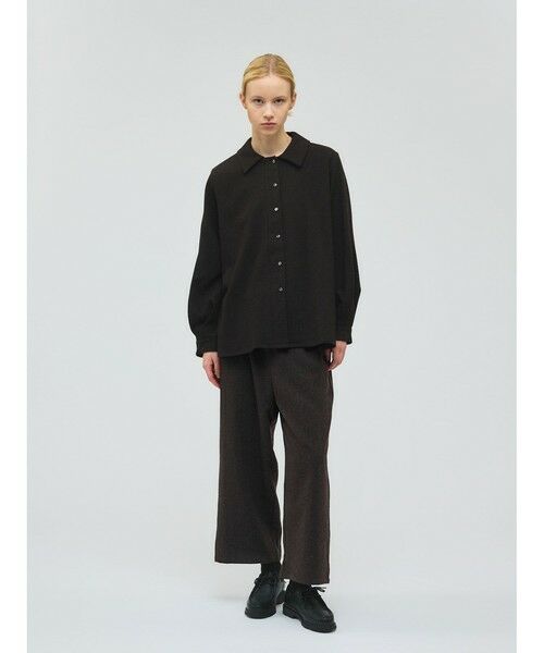 mizuiro ind / ミズイロインド その他パンツ | mizuiro ind ウールブレンドイージーパンツ | 詳細7