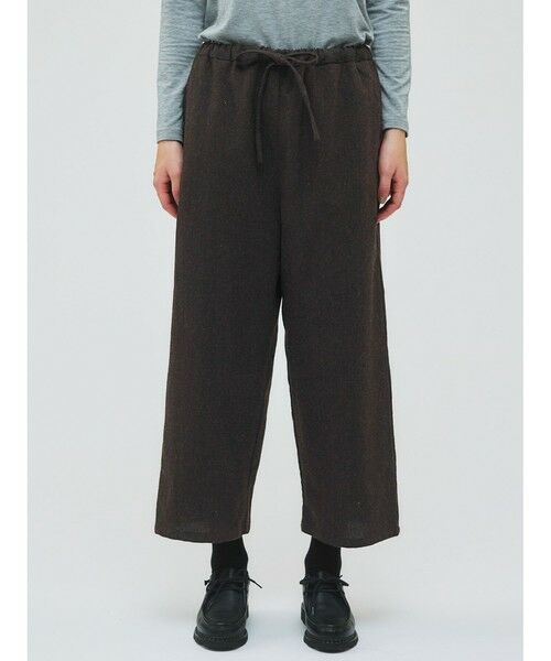 mizuiro ind / ミズイロインド その他パンツ | mizuiro ind ウールブレンドイージーパンツ | 詳細3