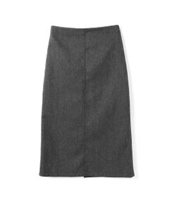 mizuiro ind / ミズイロインド ミニ・ひざ丈スカート | mizuiro ind ツイードペインタータイトスカート