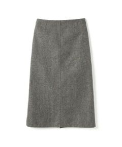 mizuiro ind / ミズイロインド ミニ・ひざ丈スカート | mizuiro ind ツイードペインタータイトスカート