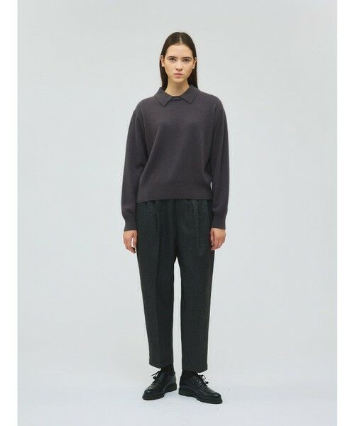 mizuiro ind / ミズイロインド その他パンツ | mizuiro ind センタープレスワイドパンツ | 詳細12