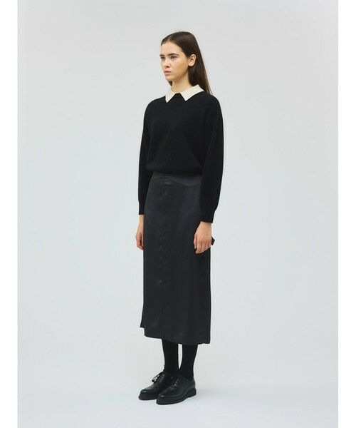 mizuiro ind / ミズイロインド ミニ・ひざ丈スカート | mizuiro ind ペインタータイトスカート | 詳細4