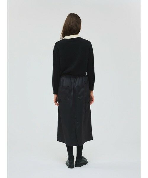 mizuiro ind / ミズイロインド ミニ・ひざ丈スカート | mizuiro ind ペインタータイトスカート | 詳細6