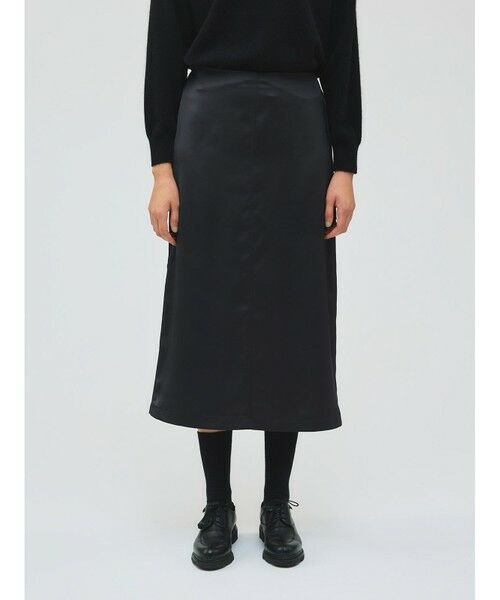 mizuiro ind / ミズイロインド ミニ・ひざ丈スカート | mizuiro ind ペインタータイトスカート | 詳細7