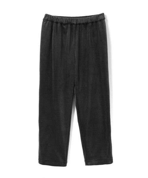 mizuiro ind / ミズイロインド その他パンツ | mizuiro ind ベロアイージーパンツ(ブラック(color99))