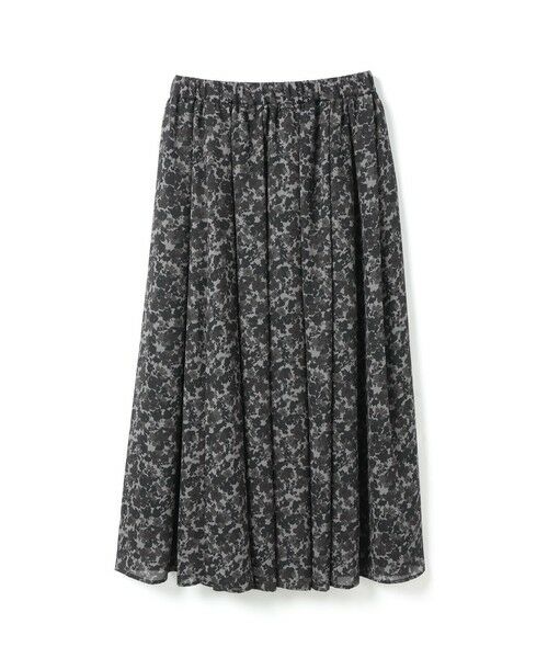 mizuiro ind / ミズイロインド ミニ・ひざ丈スカート | mizuiro ind フラワープリントロングスカート | 詳細1