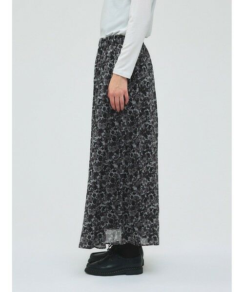 mizuiro ind / ミズイロインド ミニ・ひざ丈スカート | mizuiro ind フラワープリントロングスカート | 詳細8