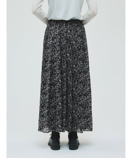 mizuiro ind / ミズイロインド ミニ・ひざ丈スカート | mizuiro ind フラワープリントロングスカート | 詳細9