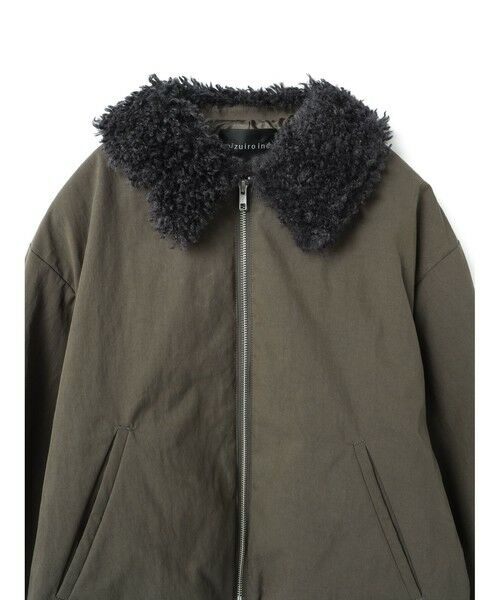 mizuiro ind / ミズイロインド その他アウター | mizuiro ind ボアカラーショートジャケット | 詳細2