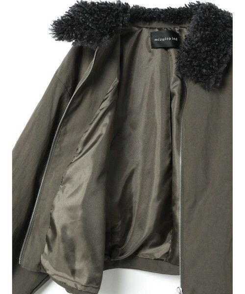 mizuiro ind / ミズイロインド その他アウター | mizuiro ind ボアカラーショートジャケット | 詳細6