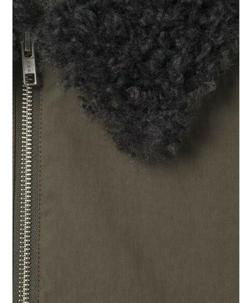 mizuiro ind / ミズイロインド その他アウター | mizuiro ind ボアカラーショートジャケット | 詳細1