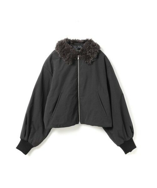 mizuiro ind / ミズイロインド その他アウター | mizuiro ind ボアカラーショートジャケット | 詳細9