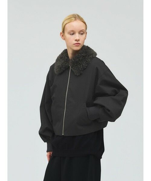 mizuiro ind / ミズイロインド その他アウター | mizuiro ind ボアカラーショートジャケット | 詳細11