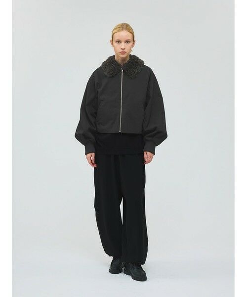 mizuiro ind / ミズイロインド その他アウター | mizuiro ind ボアカラーショートジャケット | 詳細14