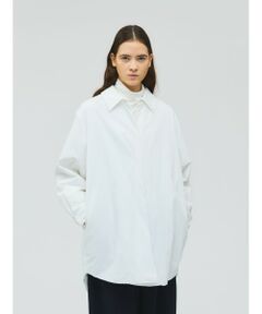 mizuiro ind / ミズイロインド その他アウター | mizuiro ind ワイドパディングシャツジャケット