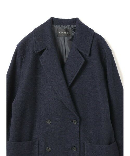 mizuiro ind / ミズイロインド ピーコート | mizuiro ind ダブルブレストジャケット | 詳細2