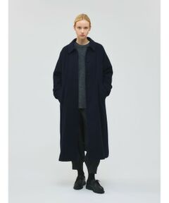 mizuiro ind ウール混バルマカーンコート