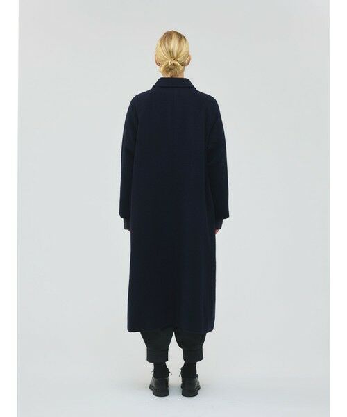 mizuiro ind / ミズイロインド ステンカラーコート | mizuiro ind ウール混バルマカーンコート | 詳細5