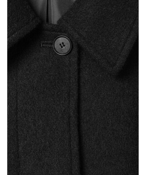 mizuiro ind / ミズイロインド ステンカラーコート | mizuiro ind ウール混バルマカーンコート | 詳細10