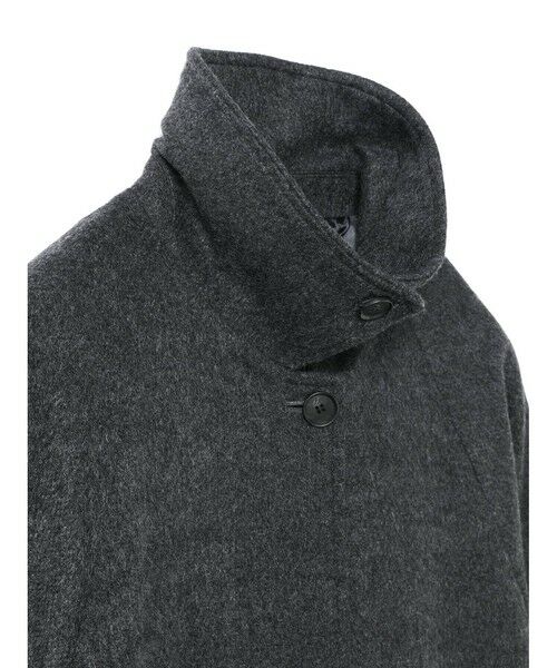 mizuiro ind / ミズイロインド ステンカラーコート | mizuiro ind ウール混バルマカーンコート | 詳細13